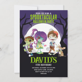Halloween Invitation, Halloween Party Invitation