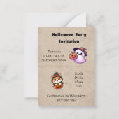 Halloween Invitation to be personalised (Devant)