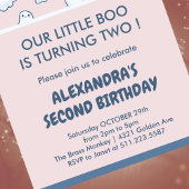 Halloween invitations de 2e anniversaire petit liv