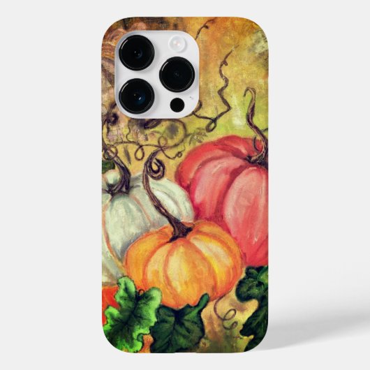 Halloween iPhone Case Pompoenen (Achterkant)
