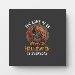 Halloween Is Elke Dag Monster Hand Grafsteen Pompo Fotoplaat