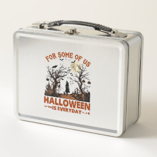 Halloween Is Everyday Heks Silhouet Volle Maan G