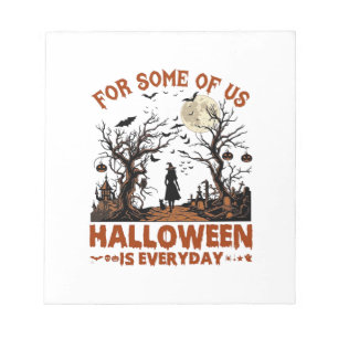 Halloween Is Everyday Heks Silhouet Volle Maan G Notitieblok