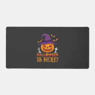 Halloween Is Hier Heks Pompoen Vector Bureaumat