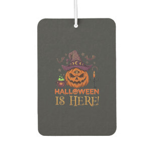 Halloween Is Hier Pompoen Heksenhoed Magische Kete Luchtverfrisser