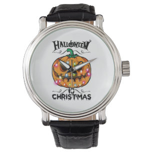 Halloween is Kerstmis Horloge