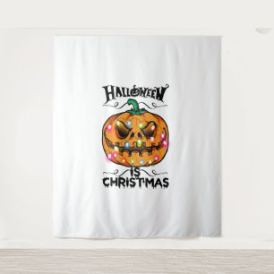Halloween is Kerstmis Wandkleed