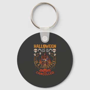 Halloween Is Levensstijl Geannuleerd Kasteel Sched Sleutelhanger