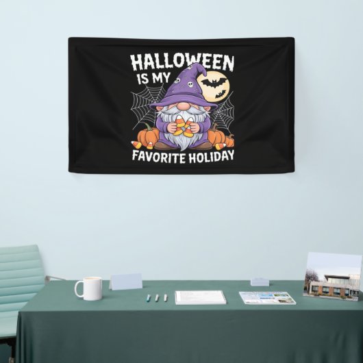 Halloween is mijn favoriete vakantie pompoen Snoep Spandoek (Beurs)