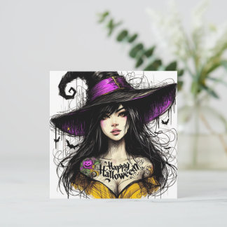Halloween is nog heksiger geworden met 'Happy Hall Feestdagenkaart
