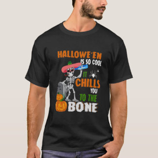 Halloween is zo kool dat het je tot de botslang do t-shirt