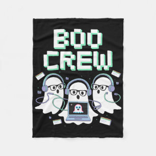 Halloween IT Tech Helpdesk Support Stem van Boo Cr Fleece Deken
