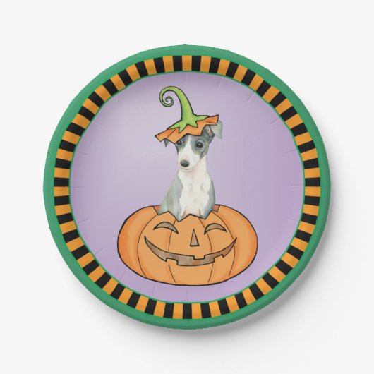 Halloween Italiaans Bord Broyhound Paper (Voorkant)