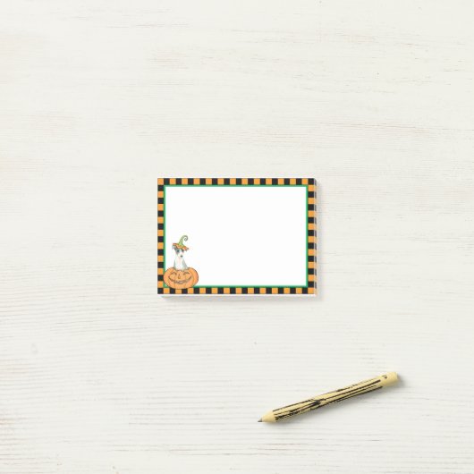 Halloween Italy Greyhound Post-it® Notes (Op bureau)