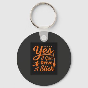 Halloween Ja Ik Kan Een Stuur Standaard Ontwerp Sleutelhanger