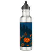 Halloween jacht pompoenen waterfles (Links)