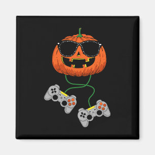 Halloween Jack O lantaarn gamer jongens Kinder Man Magneet