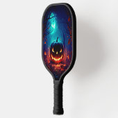 Halloween jack o lantaarn pickleball paddle (Links)