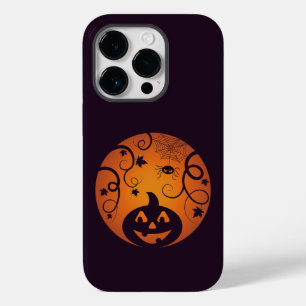 Halloween Jack o lantaarn pompoen gezicht en spin Case-Mate iPhone 14 Pro Hoesje