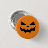 Halloween Jack-o-lantaarn pompoen gezicht glimlach Ronde Button 3,2 Cm (Voorkant /achterkant)