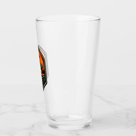 Halloween Jack O lantaarn pompoen pint glas (Links)