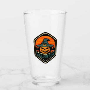 Halloween Jack O lantaarn pompoen pint glas