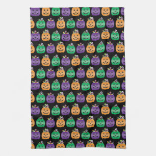 Halloween Jack O lantaarn Snoep emmer Theedoek