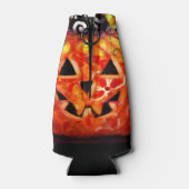 Halloween Jack-O-Lantern Abstract Flesjeskoeler (Achterkant)