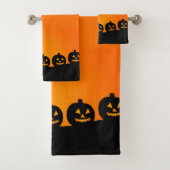 Halloween Jack-O-Lantern Bad Handdoek (Insitu)