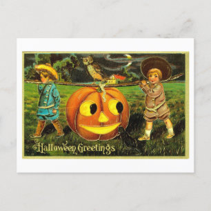  Halloween Jack-o-Lantern Briefkaart