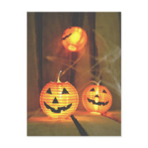 Halloween jack-o-lantern briefkaart