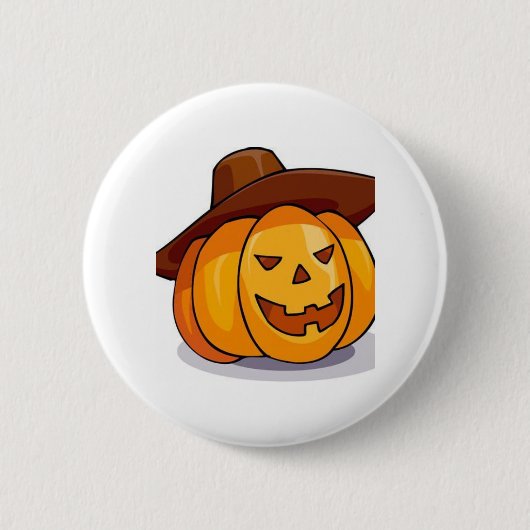 Halloween Jack-O-Lantern Button (Voorkant)