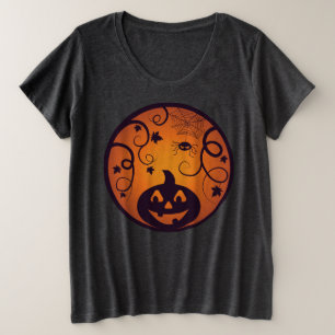 Halloween Jack-o'-lantern citrouille visage et ara