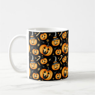 Halloween Jack-o-Lantern en Snoep Koffiemok