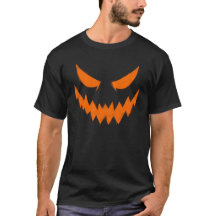 Halloween Jack-O'-lantern Face Mannen T-shirt