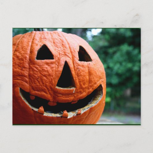 Halloween Jack O Lantern gaat dicht Briefkaart (Voorkant)