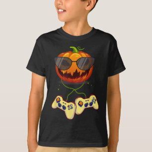 Halloween Jack O Lantern Gamer Boys Kinder Mannen  T-shirt
