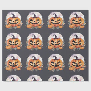 Halloween Jack-O-Lantern . Halloween, Herfst Cadeaupapier