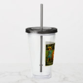 Halloween Jack-o-Lantern Harvest Night beroemd gem Acryl Drinkbeker (Rechts)