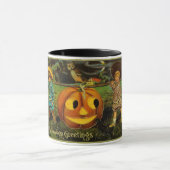 Halloween Jack-o-Lantern Harvest Night beroemd gem Mok (Midden)