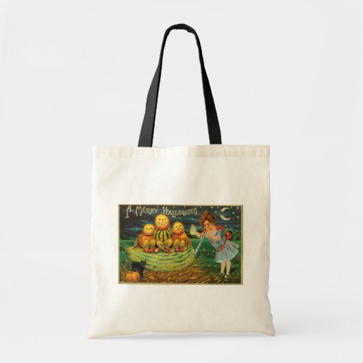 Halloween Jack-o-Lantern Harvest Night beroemd gem Tote Bag (Voorkant)