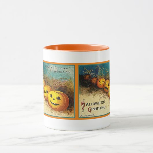  Halloween Jack o' Lantern in a Row Mok (Midden)