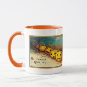 Halloween Jack o' Lantern in a Row Mok (Links)