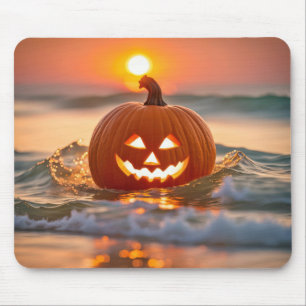 Halloween Jack-o-Lantern in Oceaan Muismat