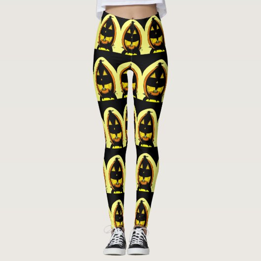 Halloween Jack o' Lantern Leggings (Devant)