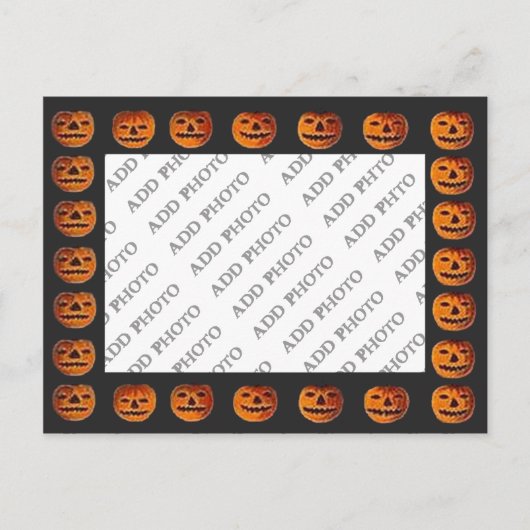  Halloween Jack o' Lantern Lijst Briefkaart (Voorkant)