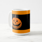 Halloween : Jack-o'-lantern mauvais : Tasse de (Devant gauche)