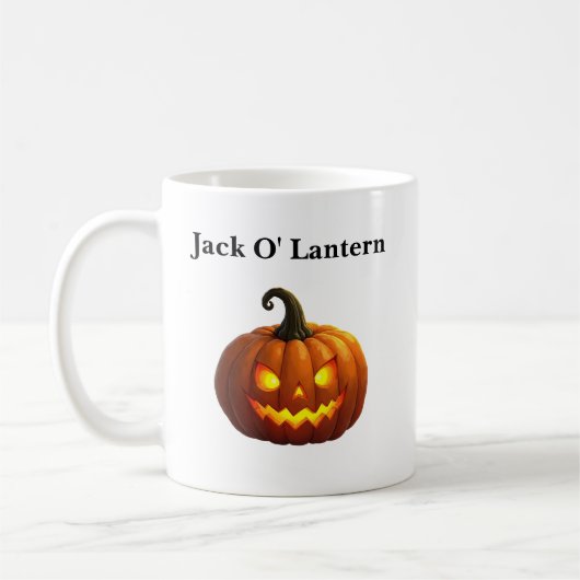 Halloween Jack O' Lantern Mug (Gauche)