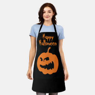 Halloween Jack-O-Lantern-ontwerp Schort