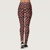 Halloween Jack-o-Lantern op Black Leggings (Achterkant)